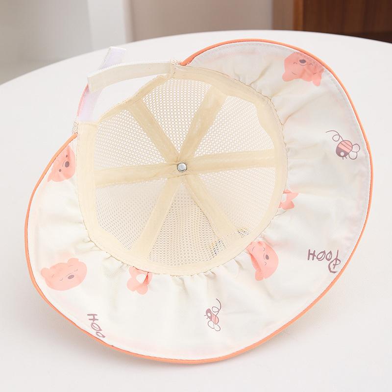 Kids Summer Thin Wide Brim Sun Hat Breathable Mesh Fisherman Cap For Baby Boys Girls Outdoor Travel Shade Bucket Hat