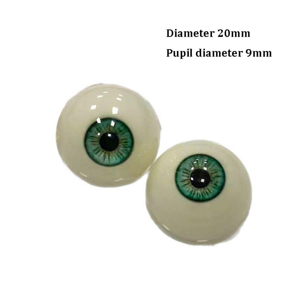 1pair 10 Styles Acrylic Fake Eyes Eyeballs DIY Doll Making Crafts For BJD Doll