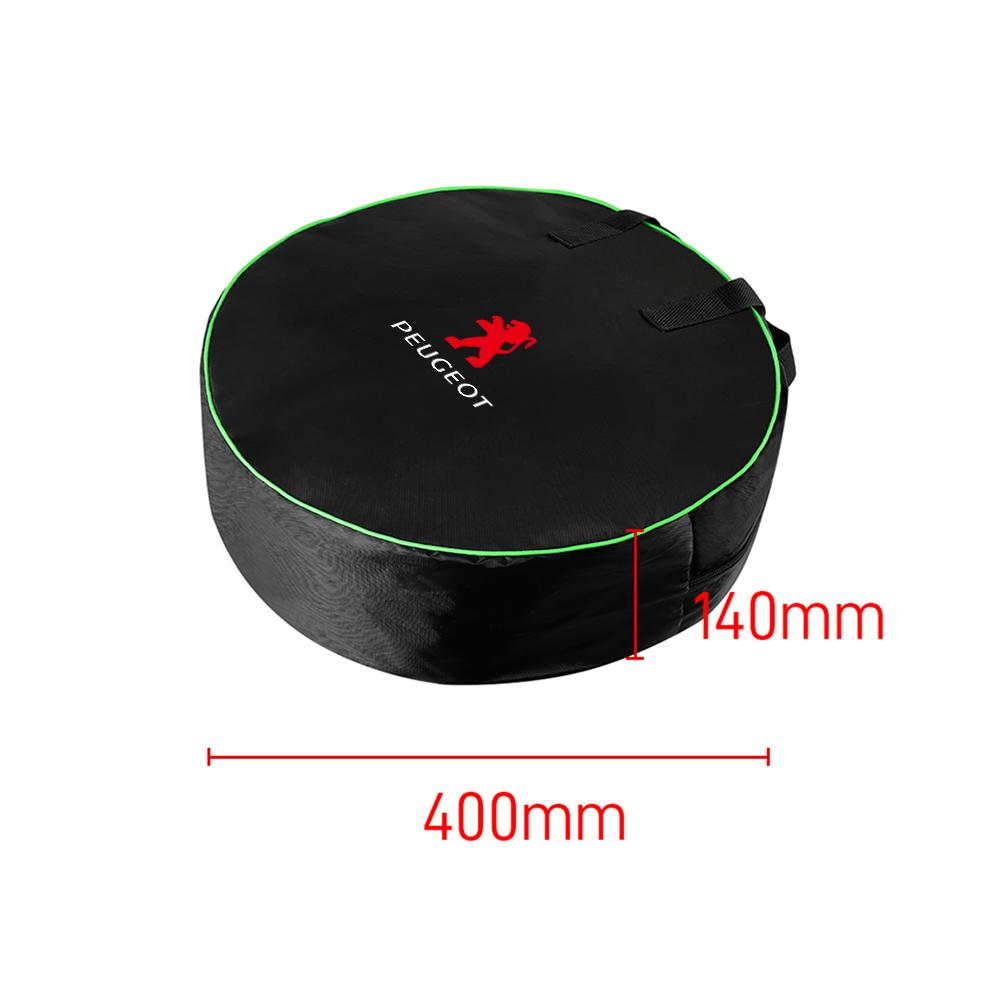 New Car Charge Cable Bag Waterproof Oxford Cloth Storage Bags Round Car Tools Organizer For Peugeot 206 207 208 306 307 308 406