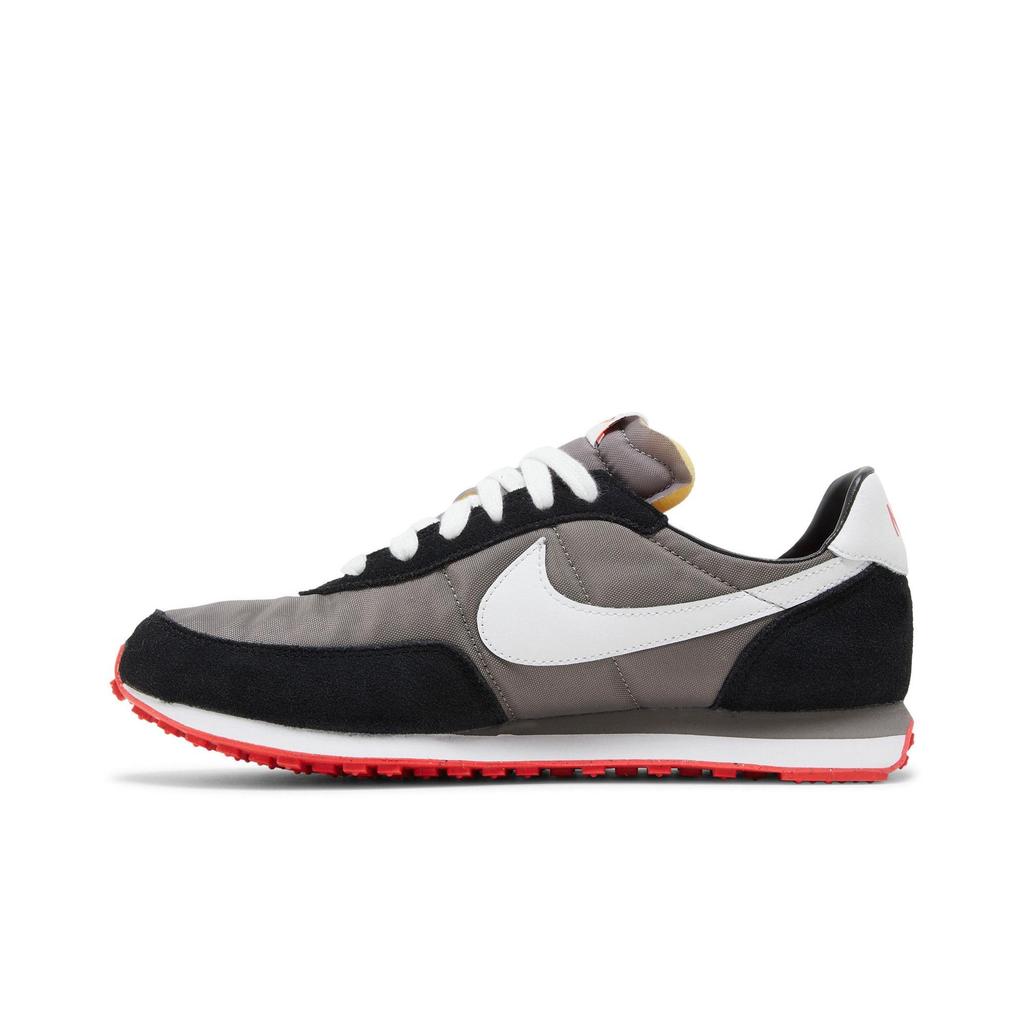 Nike Waffle Trainer 2 Grade School 'Flat Pewter Siren Red' (Unisex) Flat Pewter / Black / Siren Red / White Casual Shoes DC6477 005
