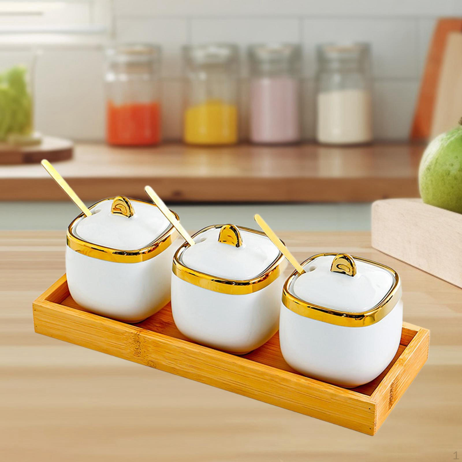 

Керамические банки для приправ, приправы, перечницы, декоративные, банки для приправ, фарфоровые банки белый