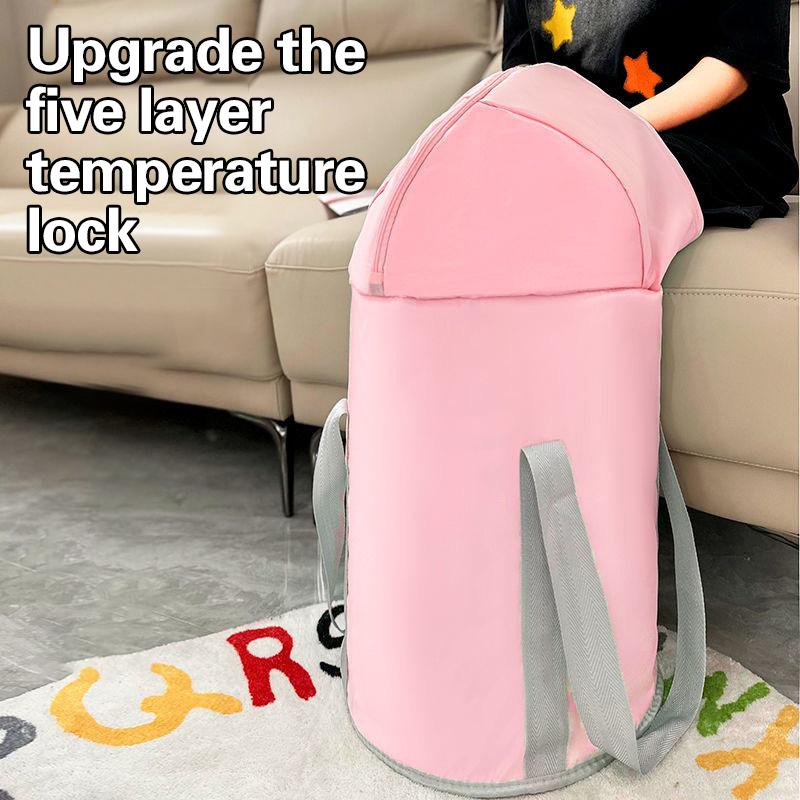 1 Stück tragbares, zusammenklappbares Fußbadbecken mit Griffen, ideal zum Einweichen der Füße auf Reisen, beim Camping und für Outdoor-Aktivitäten