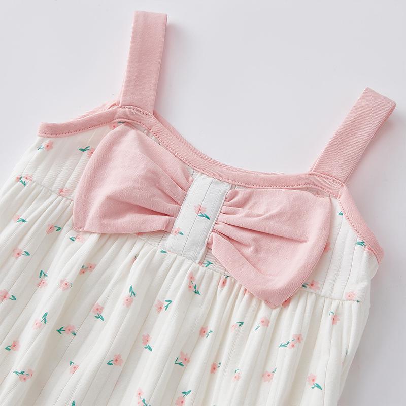 2025 Cute Summer Romper Baby Sling Jumpsuit - Fashion Wrap-around Newborn Girl Bodysuit 3657