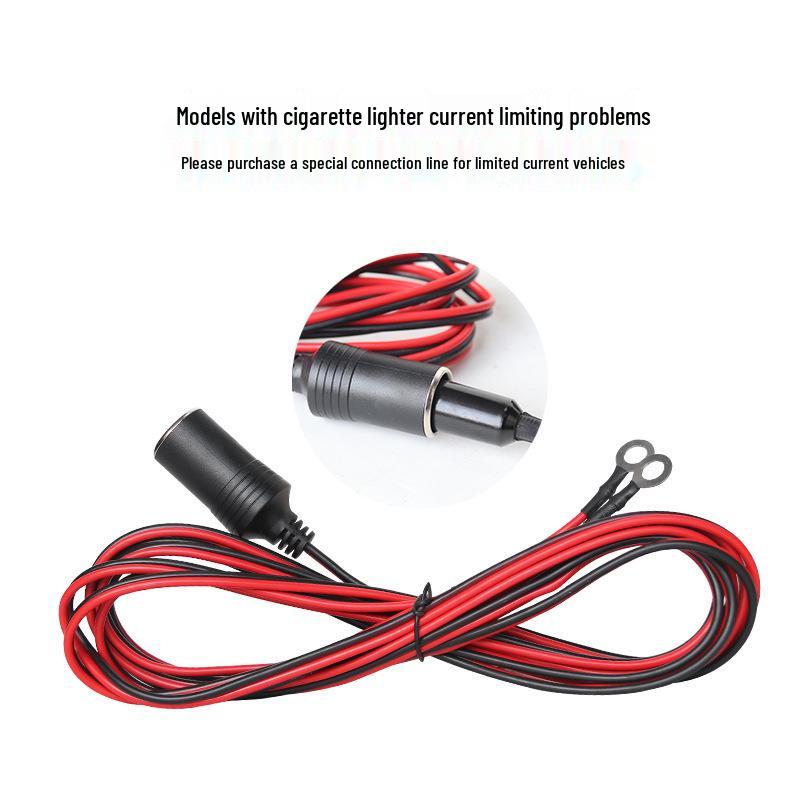 Car Heater Current Limiter Cable for 12V/24V Battery to Cigarette Lighter Socket