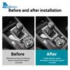 Echter Weicher Karbonfaser-Aufkleber für Mazda 3 Axela 2014 2015 2016 LHD RHD Auto Automatik-Schaltknauf-Panel Innenraumverkleidung Zubehör