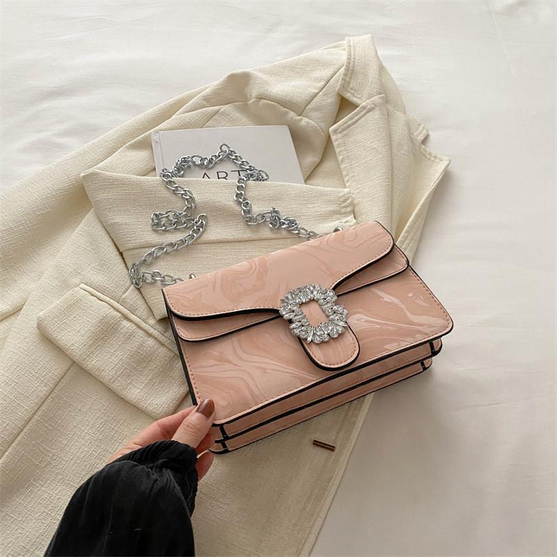 Trendy Summer Fashionable Shoulder Bag With Unique Chain Design Perfect For Daily Use