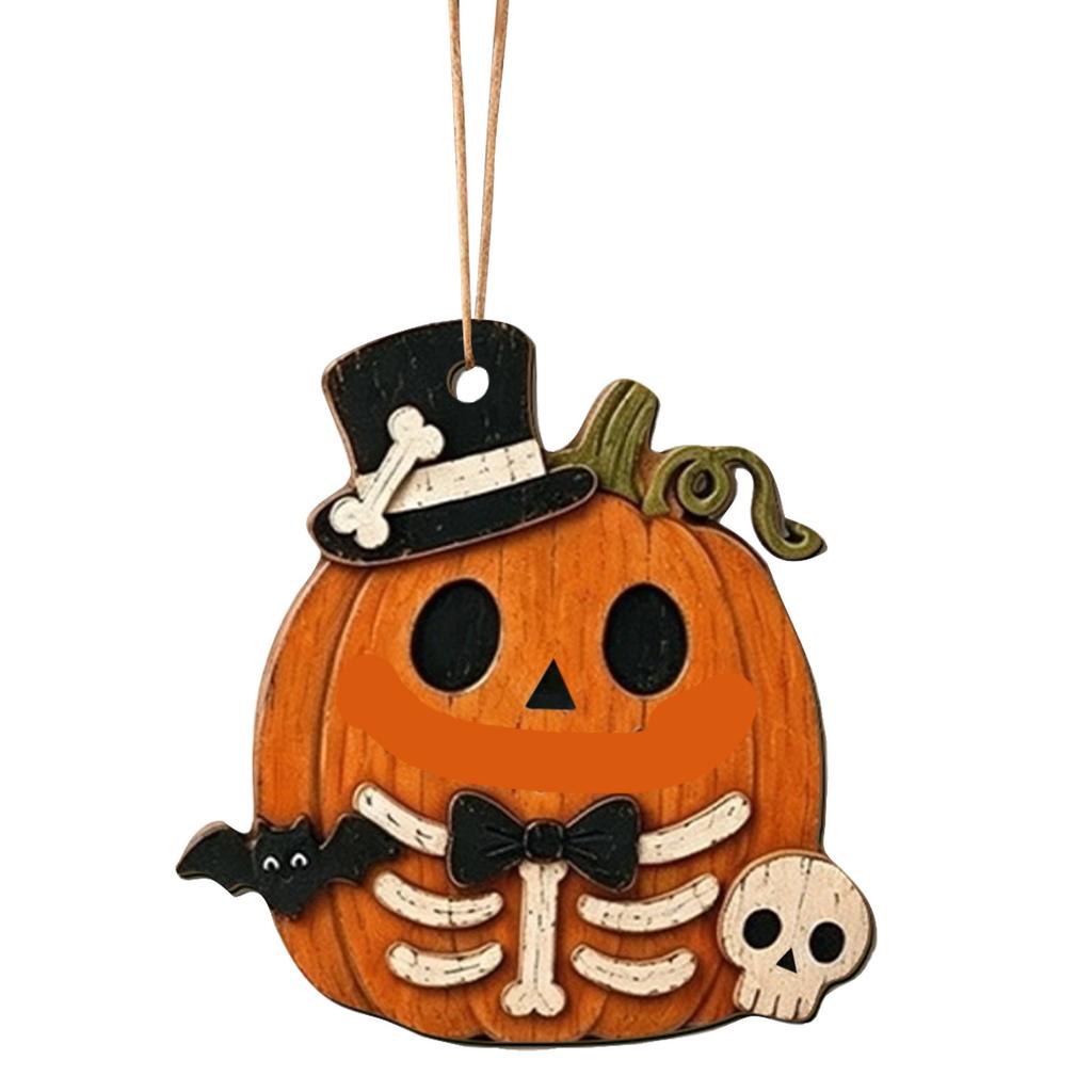 Halloween Wooden Hanging Ornament for Home Decor
