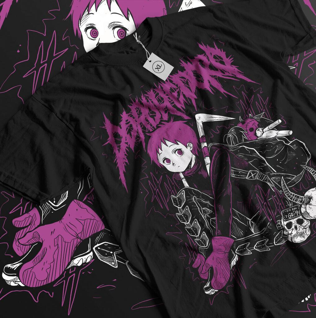 Kobeni T-Shirt Denji & Makima Chainsaw Man Pochita Horror Anime Shirt All Size