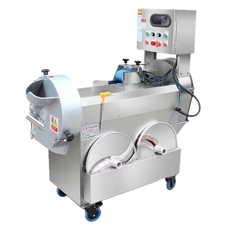 Automatic Double-Head Vegetable Cutter & Slicer for Commercial Use