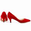 Décolleté da Donna Primavera Autunno Tacco Basso Alto 5cm Tinta Unita Traspiranti Punta Appuntita Suola Antiscivolo Soletta in Lattice Scarpe da Lavoro Matrimonio