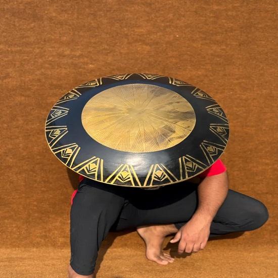 22'' Inch ( 55.88 Cm ) Steel Wonder Woman Shield Replica Cosplay Item Medieval Halloween Cosplay and Role Play Gift Item