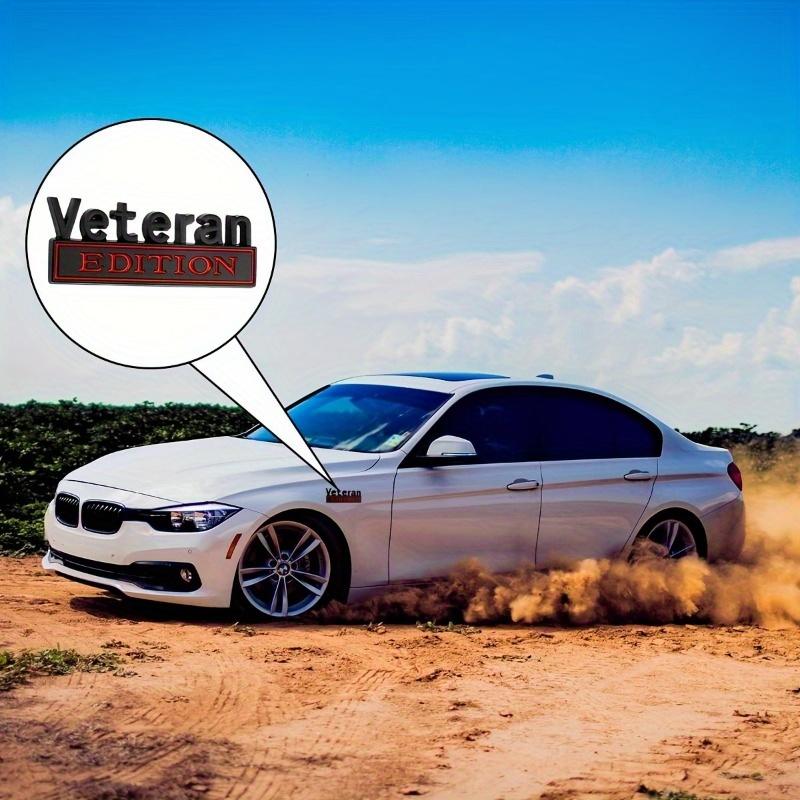 Veteran Edition Car Emblem Badge Decals for Truck Tailgate, Fit - Perfect Gift for Birthdays & Holidays, Sticker, Universal