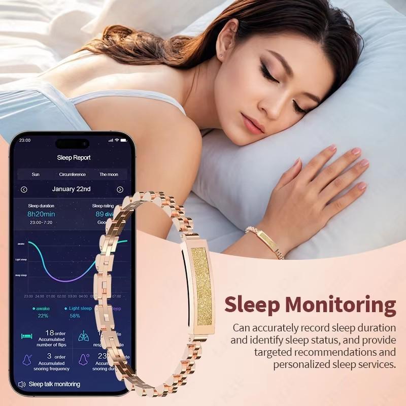 Health Smart Bracelet Ladies Heart Rate Monitor Fitness Tracker Women Band Sport Waterproof Smart Watch