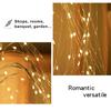 1PC Willow Night Light 192 LED Table Lamp 8 Modes Battery And USB Use Tree Lights For Wedding Party  Christmas Decoration Jesus