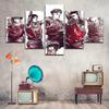 Canvas Prints Frame 5 Pieces Modular Slamdunk Shohoku Poster Picture Modern Wall Art Anime Characters Paintings Room Home Decor