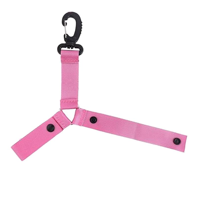 Adjustable Cheerleading Bobbles Storage Strap Pom Carriers Lanyard With Secure Clips For Easy Attachment And Removal