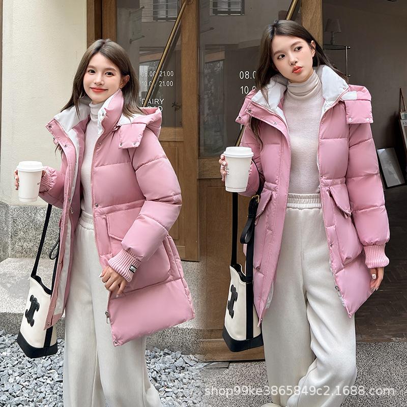Autumn and winter new women's cotton clothes, bread clothes, cotton clothes, explosive jackets, cotton padded thickened medium and long styles