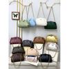 New Woven Cloud Bag Leather Chain Dumpling Bag Hand Women's Bag Shoulder Dinner Clip Bag