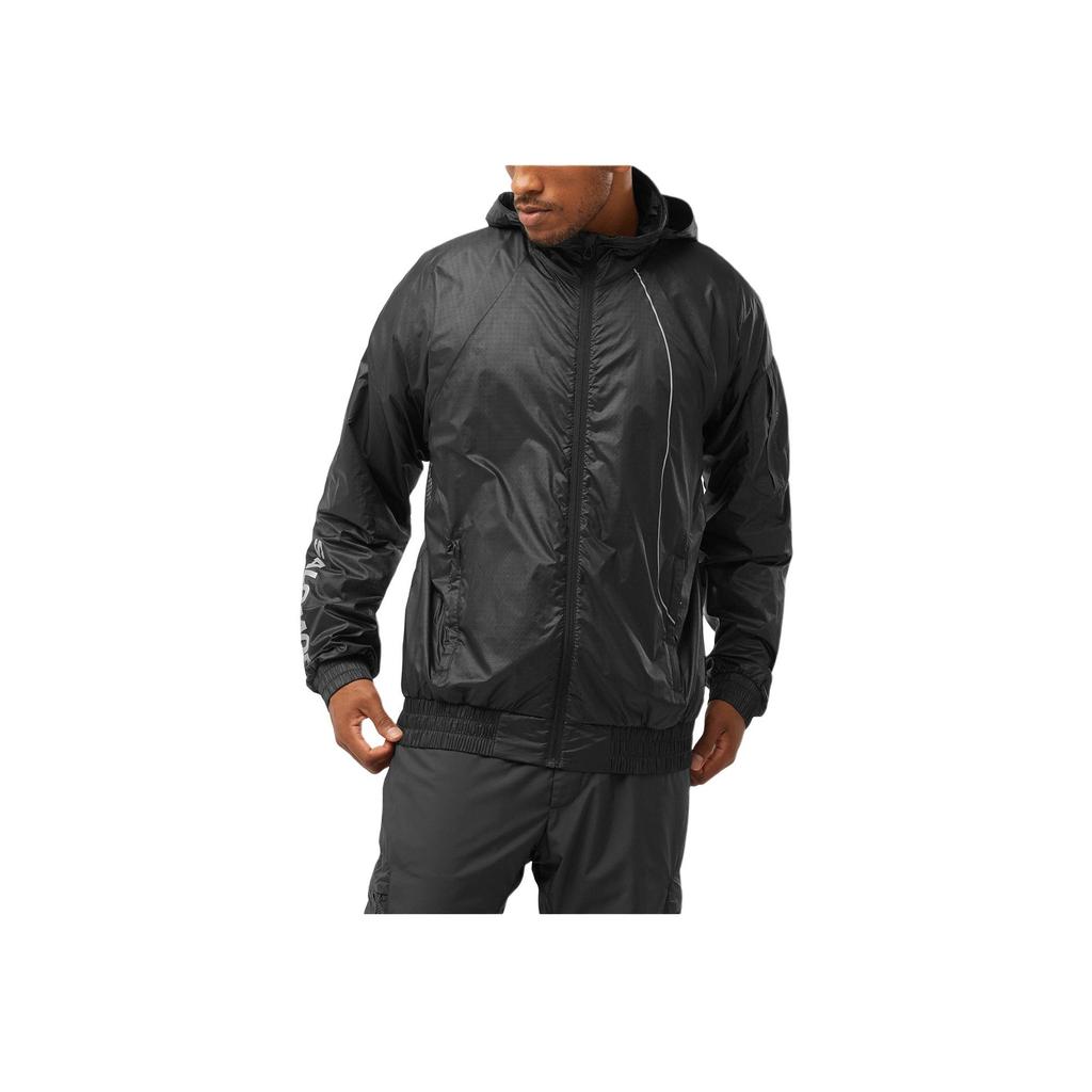 Salomon Equipe Wind Jacket Hoodie Men Jackets Deep-Black LC2003700