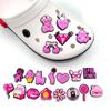 Cross-Border Pink Series Crocs Charms DIY Soft Rubber Shoe Decorations