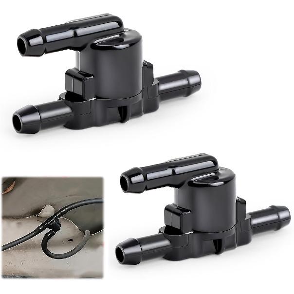 

Windshield Washer Check Valves, 2 Pack 3-Way Wiper Spray Jet Nozzle Connector Kit Compatible with Toyota, Lexus, Scion (Fits OEM #85321-28020),