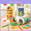 Color Sorting Bucket For Kids Wooden Educational Toy For Handeye Coordination And Sensory Development