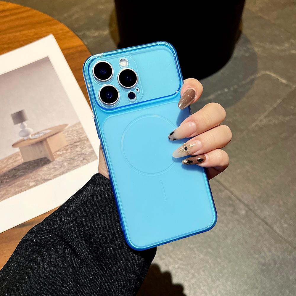 Transparent Frosted Soft Phone Case for Iphone Air 17 Pro Max 16 Plus 15 Pro 14 13 12 17 Pro Camera Lens Protective Fully-Covered Shockproof Cover