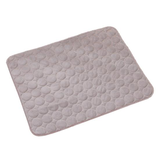 Dog Cooling Mat, Self-Cooling Summer Pet Mat, Breathable Ice Silk Cooling Pad, Washable Portable Self-Cooling Mat for Large Small Dogs Cats S