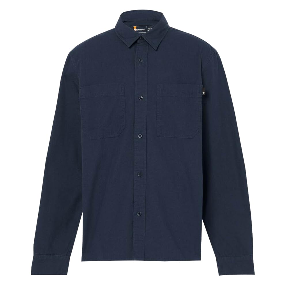 

Timberland Men s Windham Poplin Long Sleeve Shirt, Dark Sapphire, Size S (TB0A2AV84331)