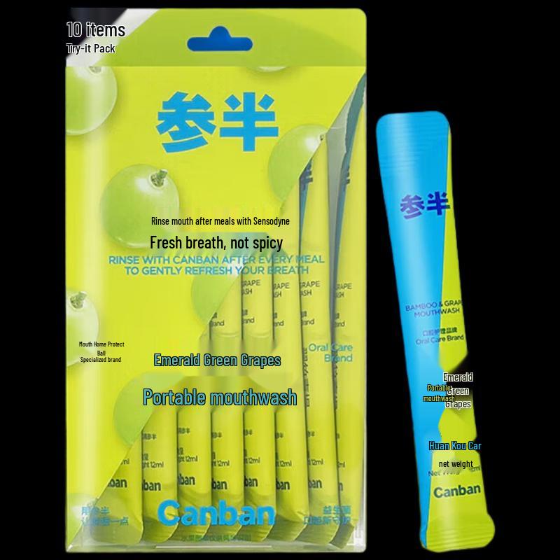 Half-Probiotic Portable Mouthwash Strips