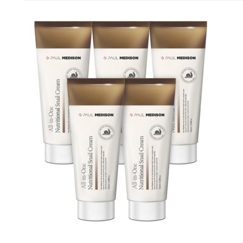 Paul Medison All-in-One Nutritional Snail Cream 100ml*1Pc/3Pcs/5Pcs