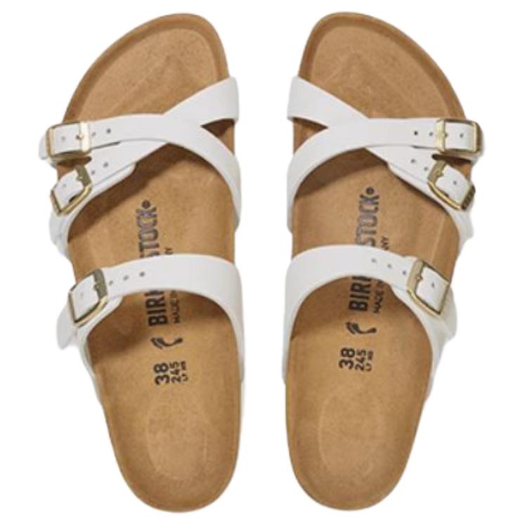 Birkenstock Franca EVA Abrasion Resistant Slide Slippers Women's White Narrow 1029485
