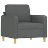 Vidaxl 4-Cz. Relaxation Set With Cushions, Dark Grey, Fabric