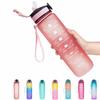 1 Liter Sport Water Bottle Motivational Water Bottle Leakproof Bottles Drinking Outdoor Travel Gym Fitness Jugs for Kitchen Cups