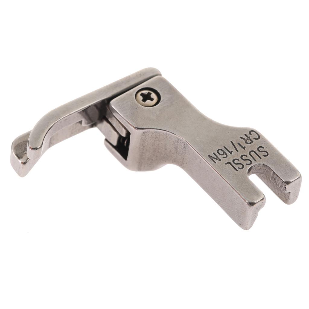 DRELD 1-Needle Lockstitch Industrial Sewing Machine RIGHT & WIDE Presser Foot 1/16"-3/8" For BROTHER JUKI SINGER Sewing Machine