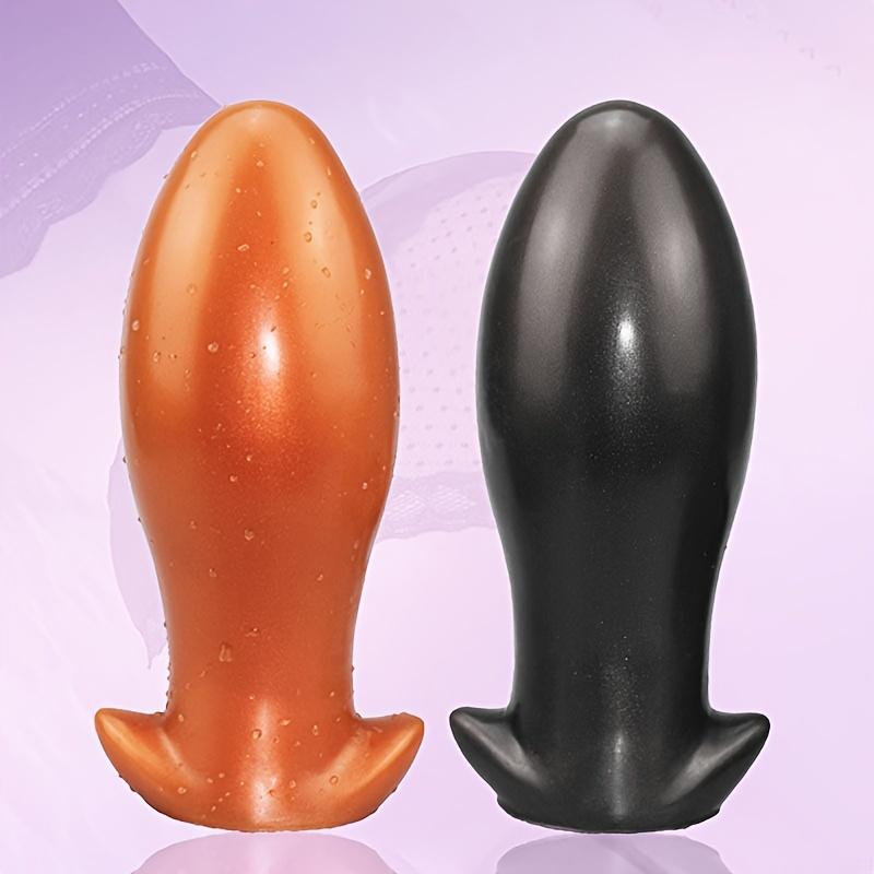 XXL Silicone Plug, Huge Soft Liquid Silicone Design with Comfort Base, Flexible Large Size Toy for Couples, Multiple Sizes Available