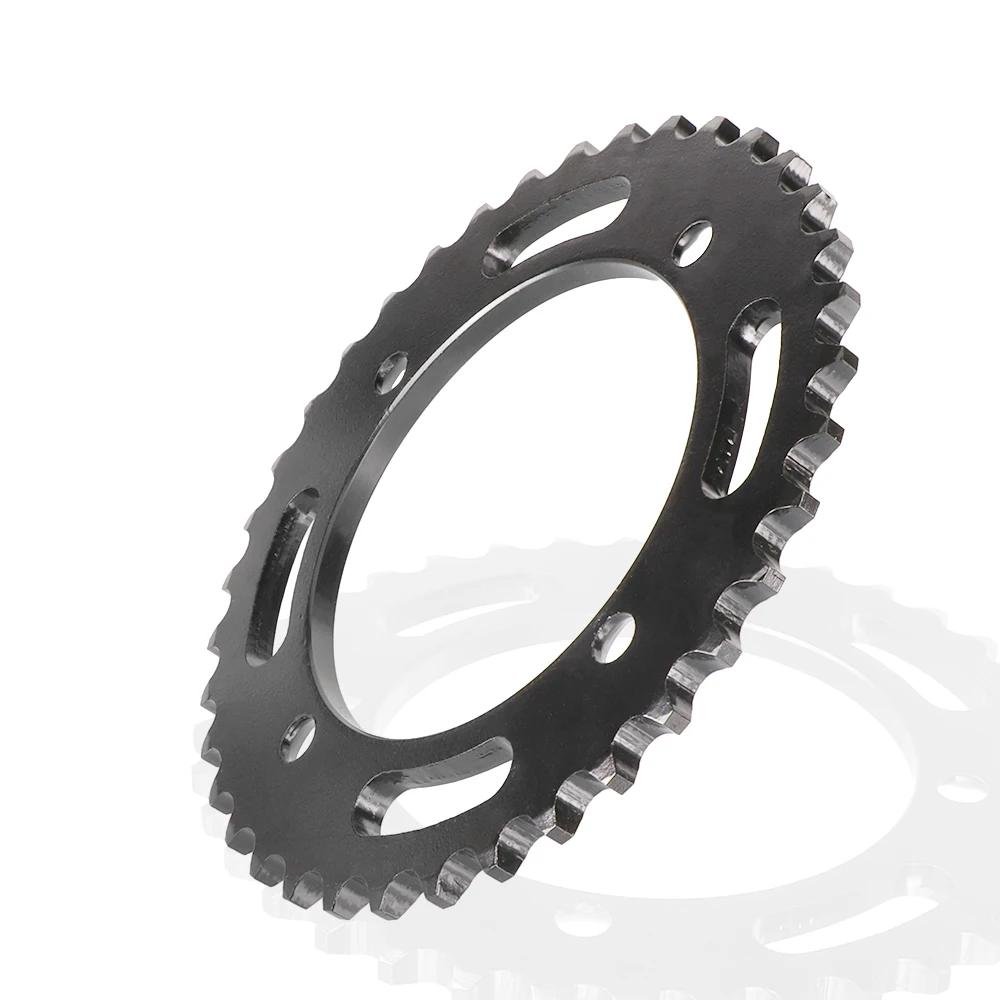 Motorcycle Sprocket Gear Accessories 530 37T Tooth 114mm Rear Black Chain Sprocket for ATV Dirt Pit Bike Motorcross Moto Parts