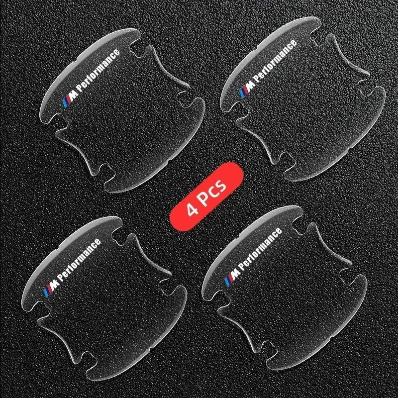 

New Hots E60 4pcs Transparent Car Door Handle Bowl Sticker For BMW M M1 M2 M3 M4 M5 M6 F20 G30 F30 F31 E36 E87 E60 E91 X1 X3 X5