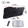 Misora Pockets Car Foldable Umbrella for Front Heat Thin Car Light Small Sunshade, Cars, Protection, Shade, Accessories, Car,
