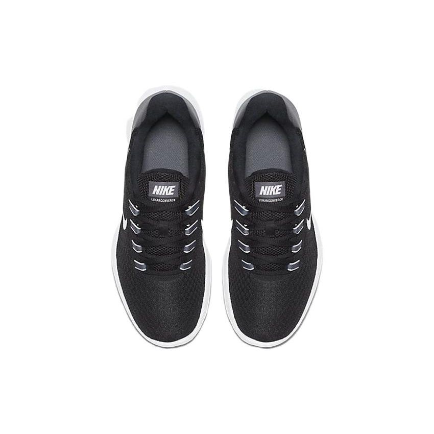 Nike Comfortable Fabric Shock Absorbing Non-Slip Wear-Resistant Lightweight Low-Top Casual Running Shoes Women sneaker Black White 852469-001