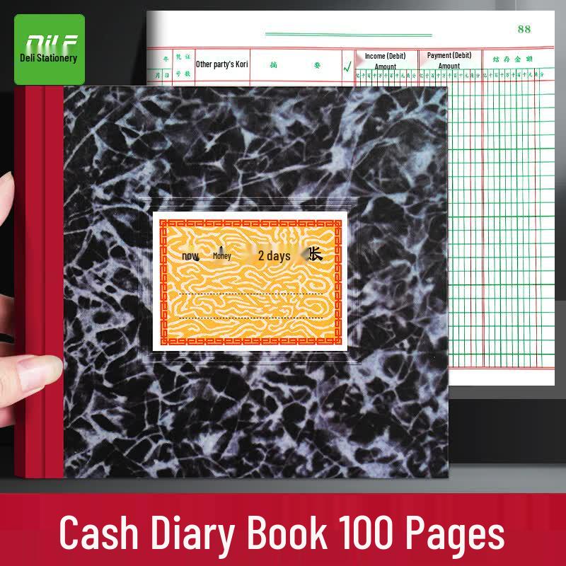 Dile 24K Cash Journal Ledger Book