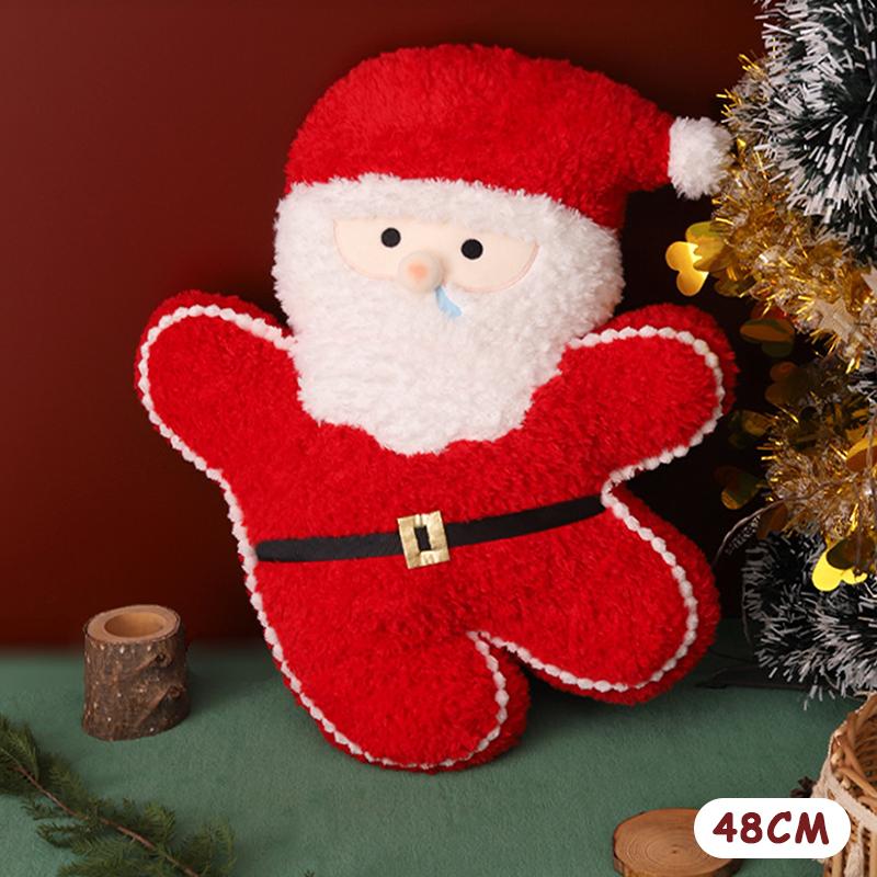 20/30/40/42/45/48Cm Colorful Christmas Decorations Plush Pillows Gingerbread Man Figurines Christmas Gifts