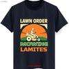Lawn Order Mowing Humor Graphic T-shirt