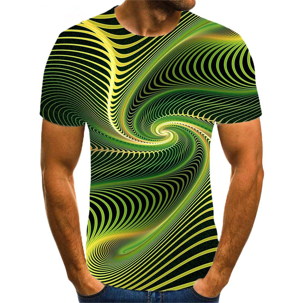 Rainbow 3D Printed Men's Sportive Breathable T-Shirt Street Outdoor Fashion Casual Wear Y2K, Harajuku - Children's Clothing Top