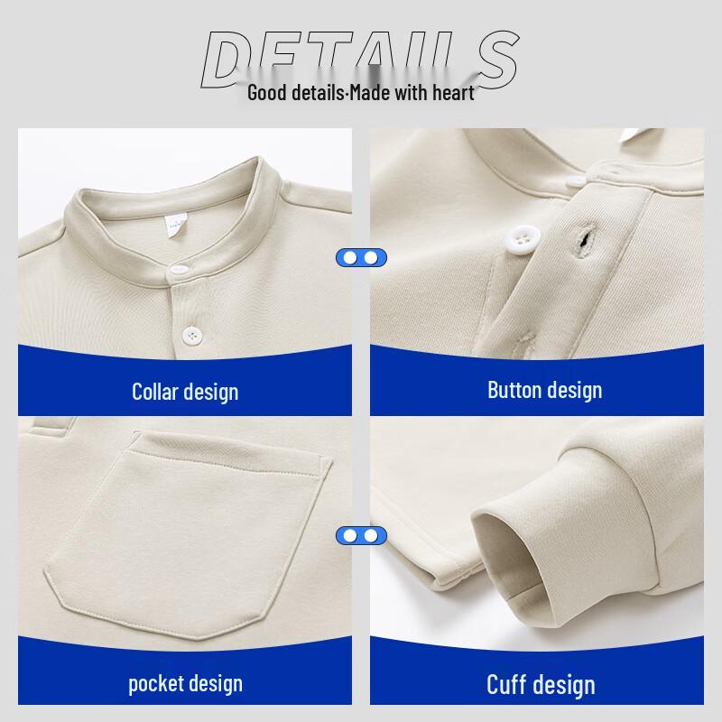 Eastern Camel Men's Heavyweight Crew Neck Pullover T-Shirt