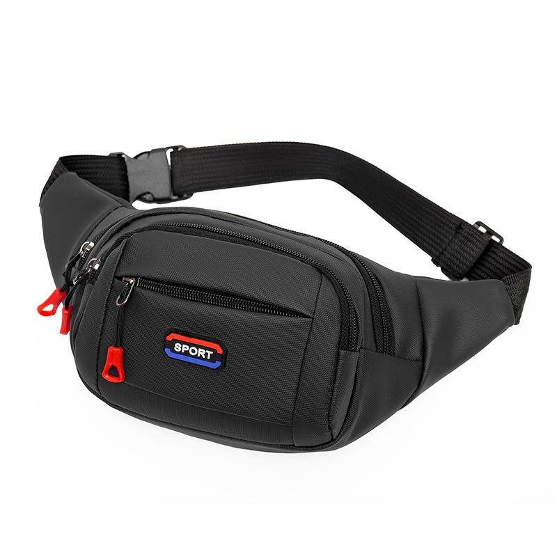 Men's Waist Bag Outdoor Sports Running Chest Bag Waterproof Multifunctional Crossbody Bag