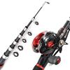 Fishing Rod and Reel Combo 2. Telescopic Fishing Rod with Right Hand Baitcasting Reel Fishing Rod and Reel Combo