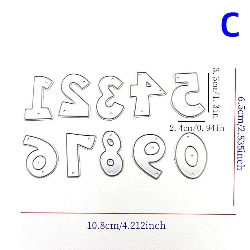 Square Lace Metal Cutting Dies Numeric Alphabet Scrapbooking for Card Making DIY Embossing Cuts Craft Pattern