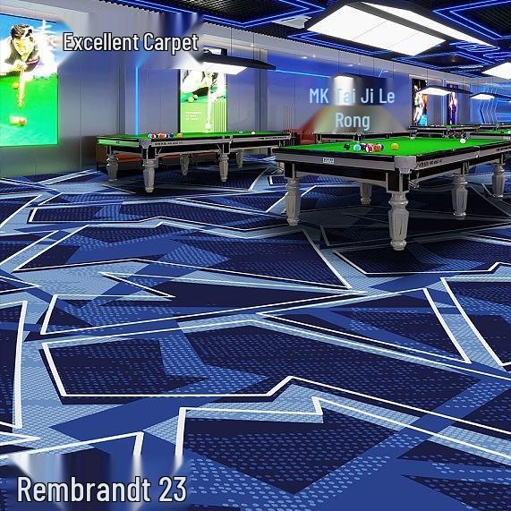 Fire-Resistant, Durable, Colorfast Billiard Room Nylon Carpet 650g
