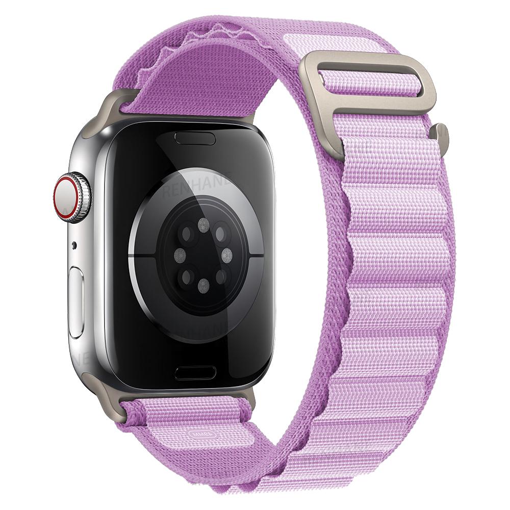 Alpine Loop Nylon Band for Apple Watch Strap 49mm 45mm 41mm 44mm 40mm 42mm 38mm Metal G-Hook Bracelet IWatch Ultra 34 5 SE 6 7 8 Strap